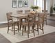 Steve Silver Co. Riverdale 7-Piece Driftwood Counter Dining Set-1