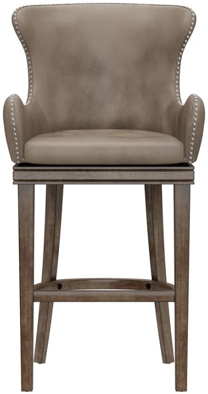HH2 Home HH2 Home Caydena Weathered Taupe Bar Stool-1