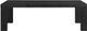 Elements International Grady Black Dining Table-1