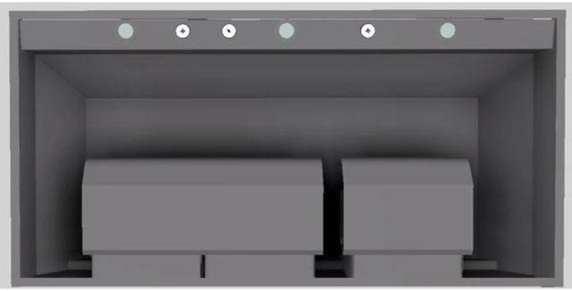 Vent-A-Hood® Designer Series 48" Gunsmoke Wall Mounted Range Hood-3