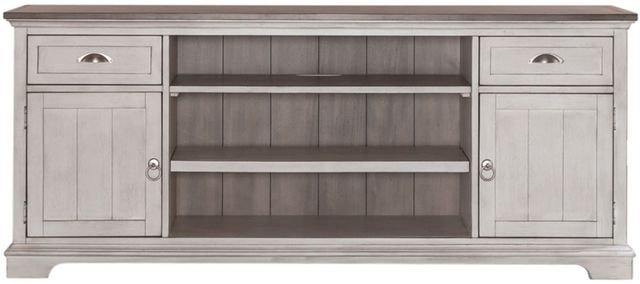 Liberty Furniture Ocean Isle Antique White 72" Entertainment TV Stand-2
