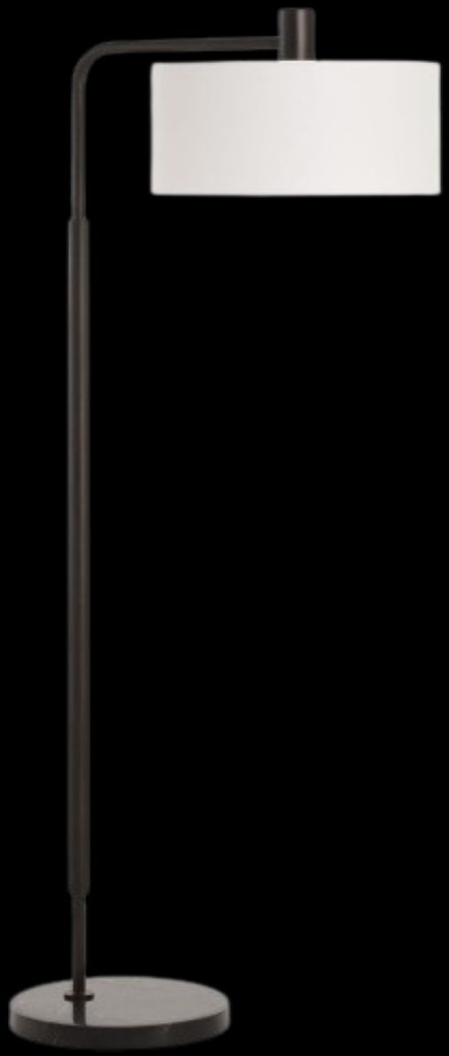 Uttermost® Richie Black Floor Lamp-0