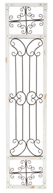 Deco Marche Scroll Ornamental Cream Wall Art Panel-2