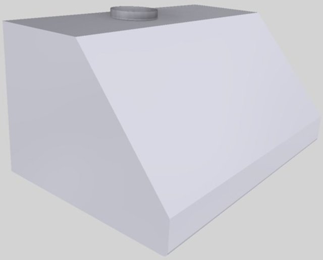 Vent-A-Hood® 36" White Wall Mounted Range Hood-3