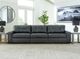 Signature Design by Ashley® Brindley Pier 3-Piece Fog Small Spaced Sectional-1