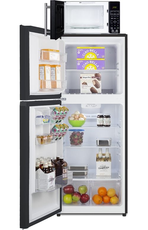 Summit® 2 Piece Black Kitchen Package -2