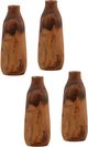Dovetail Furniture Glinmore 4-Piece Natural Vase Set-0