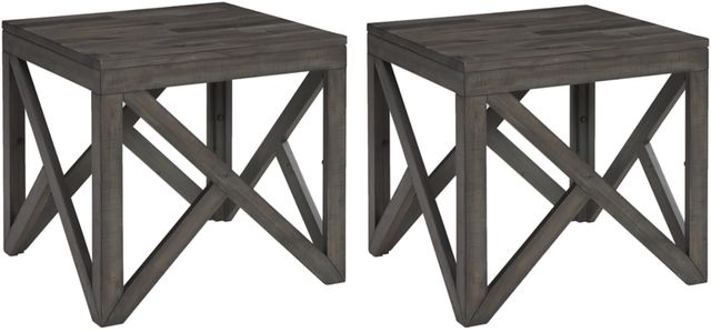 Signature Design by Ashley® Haroflyn 2-Piece Gray Living Room Table Set-0