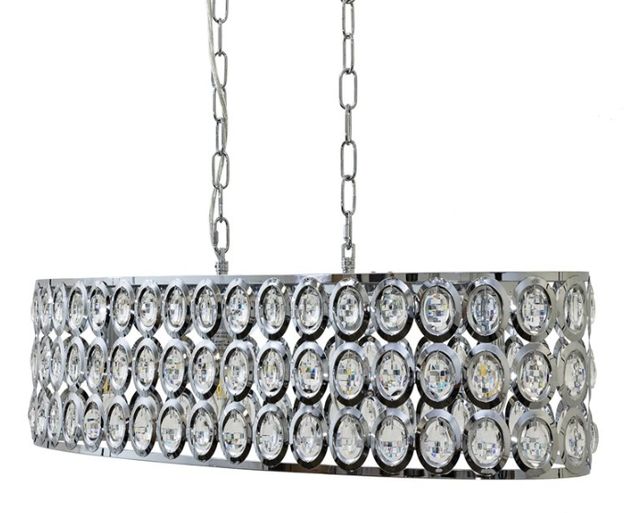 YHD Anabella Chrome 4-Light Chandelier-3