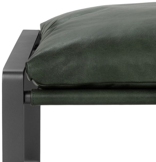 Classic Home Morgan Forest Green Ottoman-4