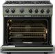 Viking® 7 Series 36" Eucalyptus Pro Style Liquid Propane Gas Range-1