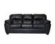 Minhas 1601 Sofa in Gell Black Leather-0