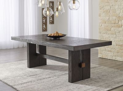 Signature Design by Ashley Burkhaus Dark Brown Dining Table Signature Design by Ashley Burkhaus Dark Brown Dining Table