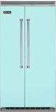 Viking® 5 Series 42 in. 25.3 Cu. Ft. Bywater Blue Professional Built In Side-by-Side Refrigerator-0