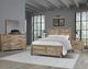 Vaughan-Bassett Dovetail Sun Bleached White California King Board and Batten Panel Bed-1