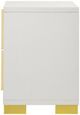 Coaster® Marceline Gold/White 2-Drawer Nightstand-2