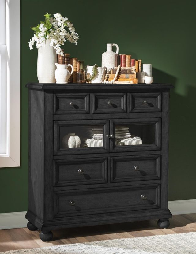 Legacy Classic Vintage Market Kettle Black 6-Drawer Chest-2