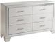 Signature Design by Ashley® Lonnix 6-Piece Silver Queen Panel Bed Set-2