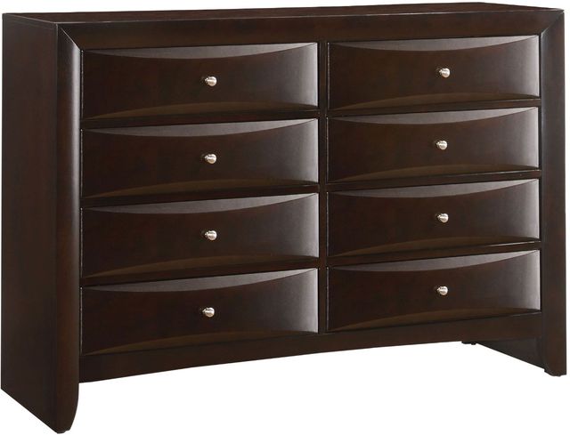 Crown Mark Emily Dark Cherry Dresser-0