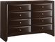 Crown Mark Emily Dark Cherry Dresser-0