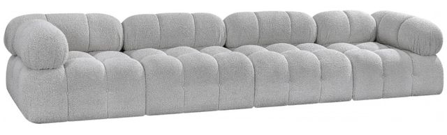 Meridian Furniture Ames 4-Piece Gray 136" Sofa-0