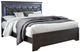 Global Furniture USA Pompei Metallic Gray Queen Panel Bed-0