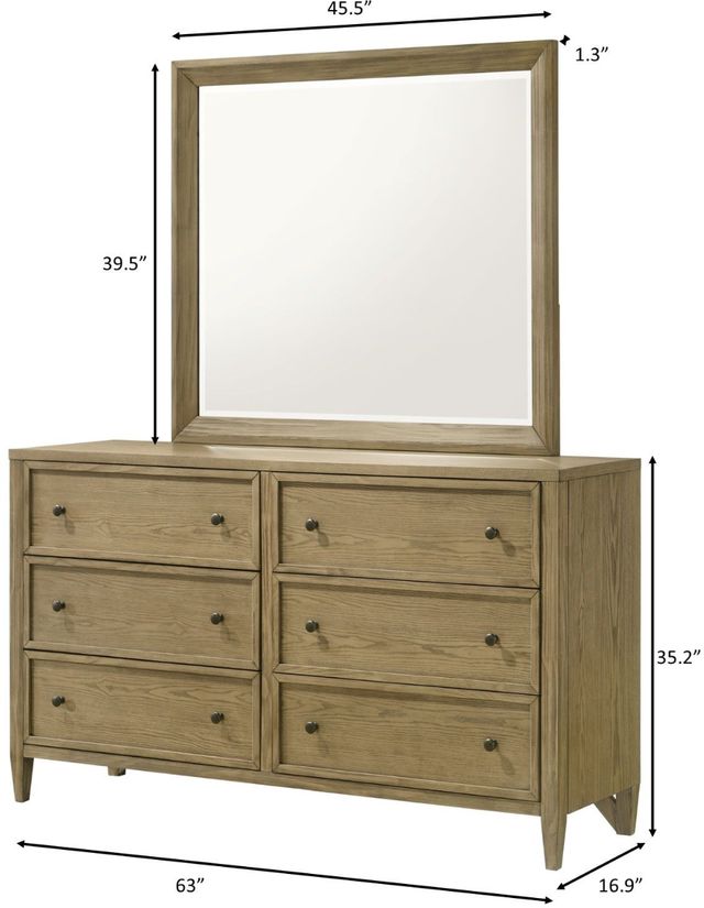 Crown Mark Sienna Natural Dresser-2