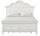Furniture of America® Naucalpan 4-Piece White Queen Bedroom Set-3