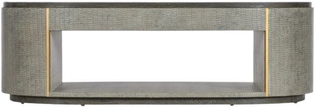 Hooker® Furniture Melange Gray Crocodile Coffee Table-2