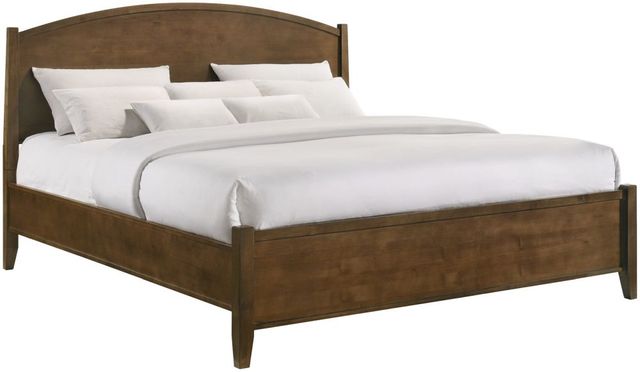 Intercon Andover Walnut Queen Arched Panel Bed-0
