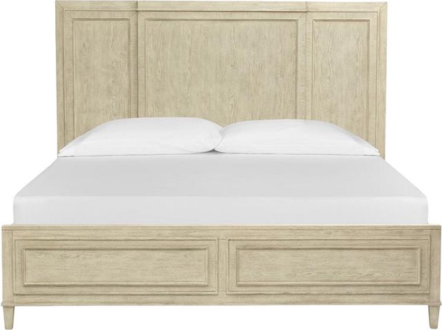 Magnussen Home® Sheridan Limestone Complete Queen Panel Bed-1