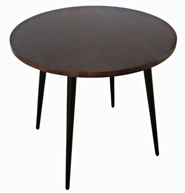 Jofran Inc. Prelude Suede Round Counter Table with Black Base-0