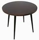 Jofran Inc. Prelude Suede Round Counter Table with Black Base-0