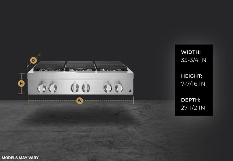 JennAir NOIR Natural Gas Rangetop - Thumbnail 5