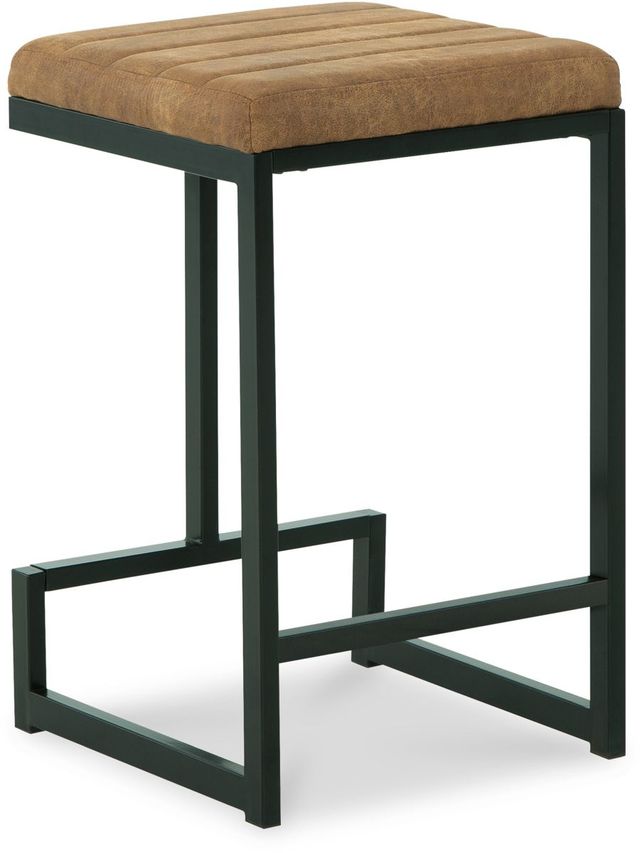 Signature Design by Ashley® Strumford Black/Caramel Counter Stool-2