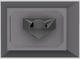Vent-A-Hood® Designer Series 42" Gunsmoke Island Range Hood-2