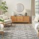 Nourison Home™ Allur Gray 5'x7' Style Rug-1