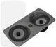 GoldenEar Technology® Invisa® Series Dual 4.5" White In-Ceiling Speaker (Each)-1