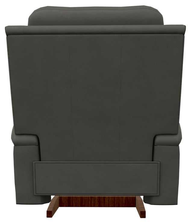 La-Z-Boy® Greyson Blue Grey Leather Power Rocking Recliner with Headrest and Lumbar-3