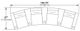 Salamander Designs® TC3 AV Basics Black Wedge Power Reclining Theater Seating-3