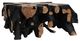 Classic Home Cypress Root Black/Natural Square Coffee Table -0