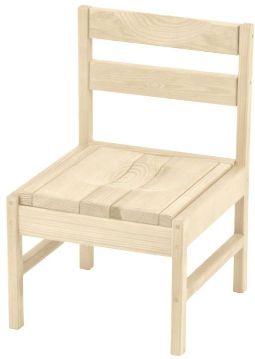 Crate Designs™ Furniture Unfinished Dining Side Chair-0