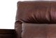 International Furniture Direct Walnut Brown Leather Sofa-3