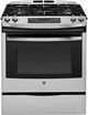 GE® 30" Slide In Gas Range-Stainless Steel-0