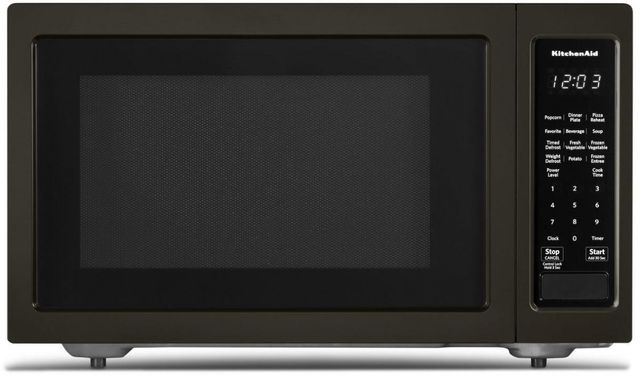 KitchenAid® 1.6 Cu. Ft. Black Stainless Steel with PrintShield™ Finish Countertop Microwave-0