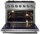 FORNO® Massimo Series 36" Stainless Steel Pro Style Gas Range-3