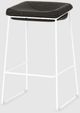 EQ3 Mackenzie Dark Grey/White Bar Stool-2
