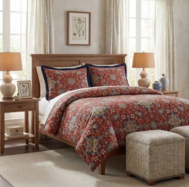 HiEnd Accents Melinda 3-Piece King Bedding Bundle-1