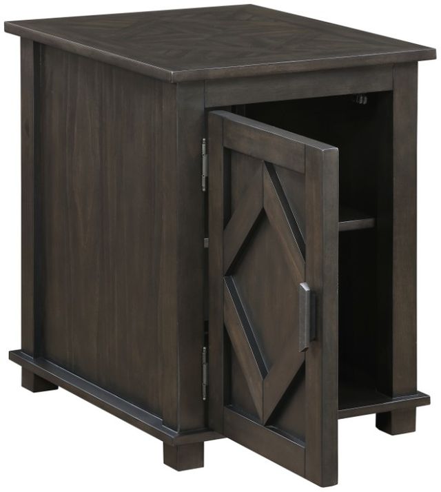 Homelegance® Lakeside Brown Chairside Table-3