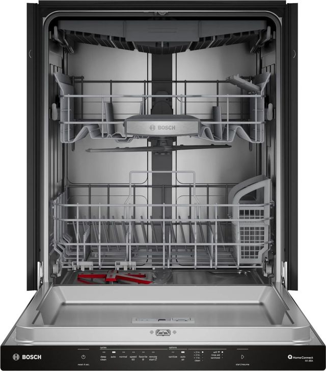 Bosch® 500 Series 24" Black Top Control Built-In Dishwasher-1